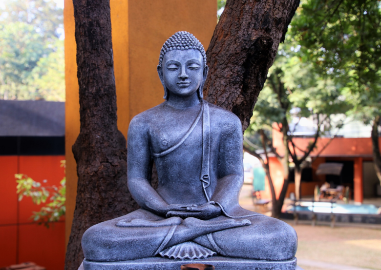 stone statue of Lord Buddha
