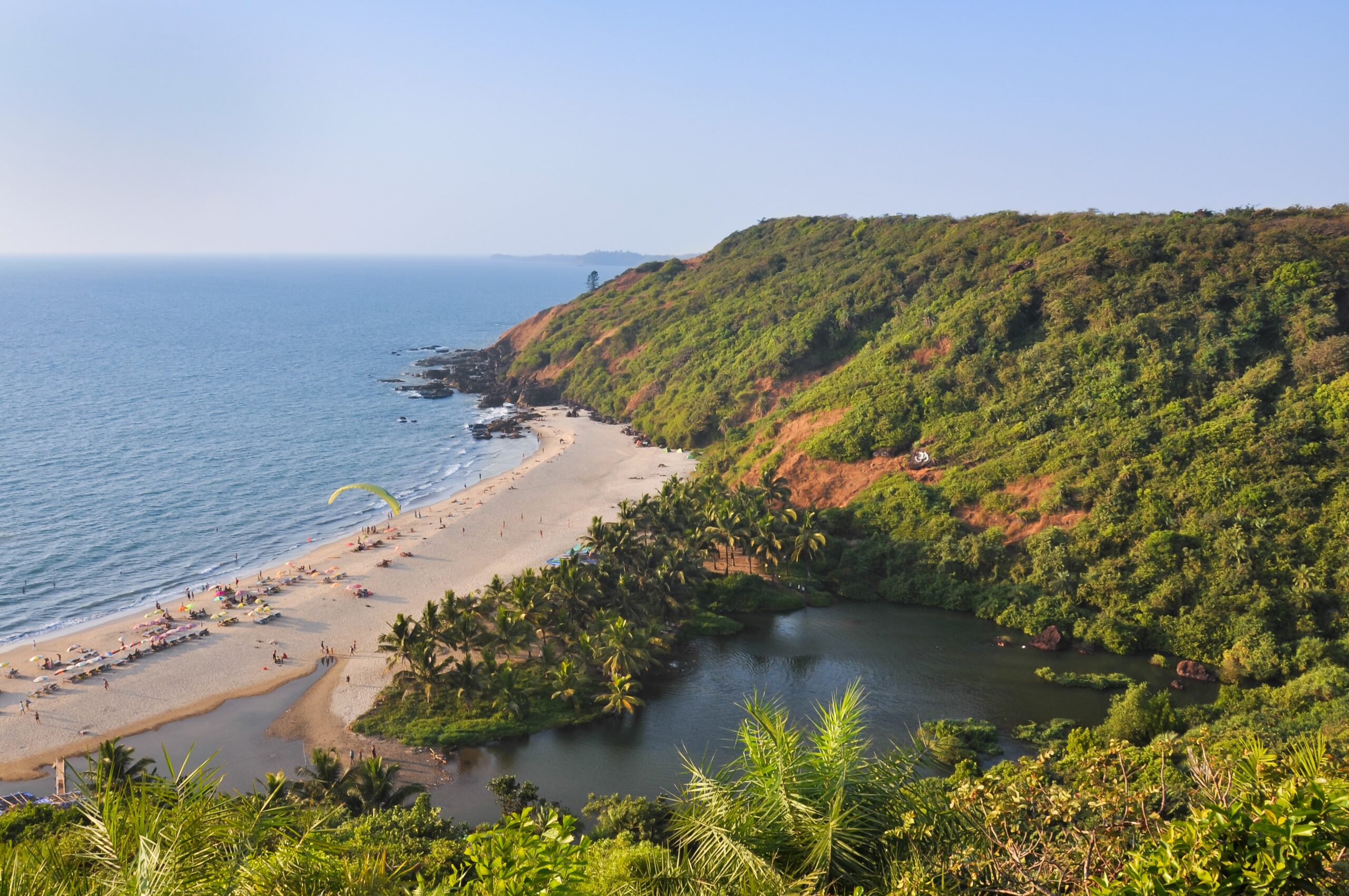 Arambol Beach and Sweet lake