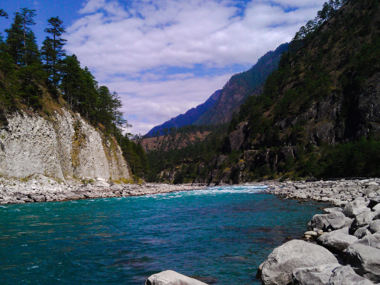 Lohit river Near Roing